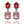 Load image into Gallery viewer, Dynasty Reign Rose Pink Earrings