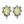 Load image into Gallery viewer, Dynasty Satine Powder Yellow Studs