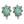 Load image into Gallery viewer, Dynasty Satine Mint Studs