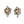 Load image into Gallery viewer, Dynasty Verona Peach Studs