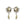 Load image into Gallery viewer, Crystal Pearl Universe - Galaxy Flower Stud & Pearl Drop