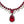 Load image into Gallery viewer, Dynasty Étoile - Ruby Reign Drop Necklace