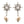 Load image into Gallery viewer, Dynasty Astra Crystal & Pearl Drop Earrings