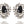Load image into Gallery viewer, Crystal & Jet Rose Oversized Studs