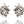Load image into Gallery viewer, Crystal Rose Studs
