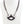 Load image into Gallery viewer, LUMIERE DYNASTY JET CRYSTAL EYE NECKLACE