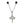 Load image into Gallery viewer, La Croix Dynasty Trilliant Crucifix Chandelier with Brooches