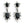 Load image into Gallery viewer, Dynasty Penelope Crystal Jet Drop Earrings
