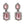 Load image into Gallery viewer, Dynasty Angelina Pink Earrings