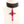 Load image into Gallery viewer, La Croix Dynasty Fuchsia Crucifix Choker