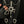 Load image into Gallery viewer, La Croix Dynasty Trilliant Crucifix Chandelier with Brooches