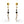 Load image into Gallery viewer, Pearl & Cross Drop Earrings - MSS