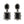 Load image into Gallery viewer, Dynasty Angelina Noir Earrings