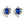 Load image into Gallery viewer, Dynasty Mary Sapphire Studs