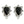 Load image into Gallery viewer, Dynasty Satine Jet Crystal Studs