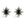 Load image into Gallery viewer, Dynasty Amara Noir Studs