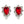 Load image into Gallery viewer, Dynasty Satine Ruby Crystal Studs