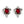 Load image into Gallery viewer, Dynasty Mary Ruby Studs