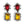 Load image into Gallery viewer, Dynasty Reign Ruby Citrine Earrings
