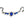 Load image into Gallery viewer, Dynasty Elizabeth Sapphire Crystal Choker