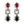 Load image into Gallery viewer, Dynasty Katherine Ruby Crystal Noir Earrings