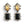 Load image into Gallery viewer, Dynasty Reign Champagne Noir Earrings