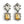 Load image into Gallery viewer, Dynasty Reign Crystal Champagne Earrings