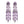Load image into Gallery viewer, DYNASTY CHRYSILIA LAVENDER CRYSTAL EARRINGS