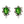Load image into Gallery viewer, Dynasty Satine Peridot Crystal Studs