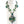 Load image into Gallery viewer, RAINBOW DYNASTY EMERALD PENDANT NECKLACE