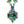 Load image into Gallery viewer, RAINBOW DYNASTY EMERALD PENDANT NECKLACE