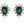 Load image into Gallery viewer, Dynasty Elizabeth Emerald Stud