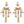 Load image into Gallery viewer, DYNASTY ARCHANGEL CHANDELIER EARRINGS