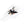 Load image into Gallery viewer, STARBURST NOIR CRYSTAL RING