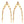 Load image into Gallery viewer, VICTORIA GOLD EARRINGS