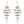 Load image into Gallery viewer, TITANIDE CRYSTAL CHANDELIER EARRINGS