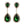 Load image into Gallery viewer, JENNIFER EMERALD DYNASTY EARRINGS