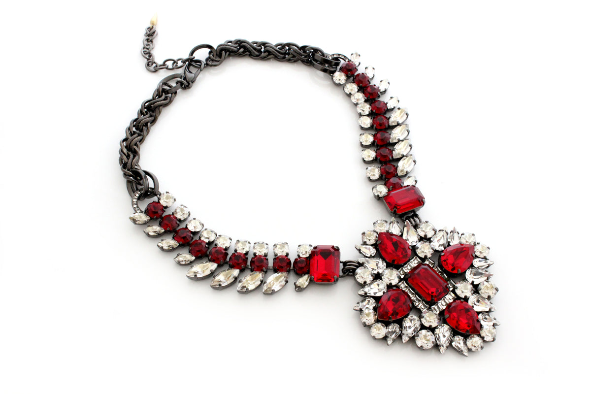Ruby on sale statement necklace