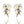 Load image into Gallery viewer, BLANC LULA STUDS