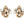 Load image into Gallery viewer, SILK FLORENCE STUDS