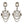 Load image into Gallery viewer, MUSE DYNASTY CARMEN CRYSTAL EARRINGS