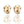Load image into Gallery viewer, DYNASTY PANTHER CHAMPAGNE STUDS
