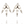 Load image into Gallery viewer, DITA PANTHER EARRINGS