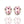 Load image into Gallery viewer, DYNASTY PANTHER LIGHT PINK STUDS