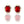 Load image into Gallery viewer, DYNASTY PANTHER RUBY STUDS