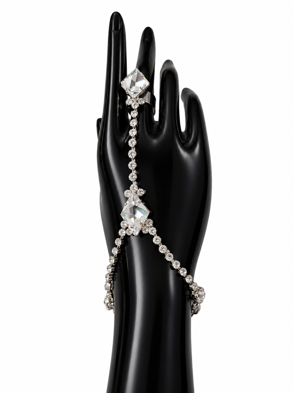 CRYSTAL RING BRACELET - SS26OC