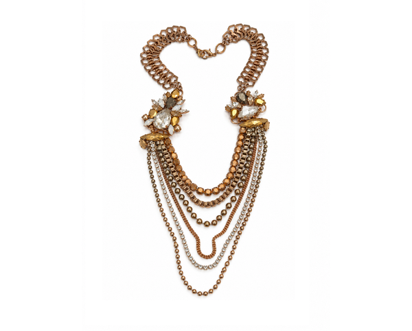 ROSE GOLD CASCADE NECKLACE - SS26OC