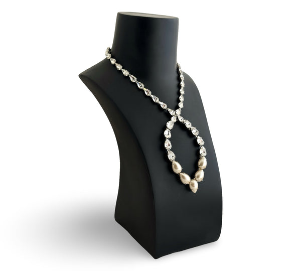 Dynasty Étoile - Infinity Crystal & Pearl Necklace