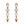 Load image into Gallery viewer, ROSE GOLD DROP EARRINGS - SS26OC
