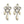 Load image into Gallery viewer, LA CROIX FLOWER PEARL DROP EARRINGS
